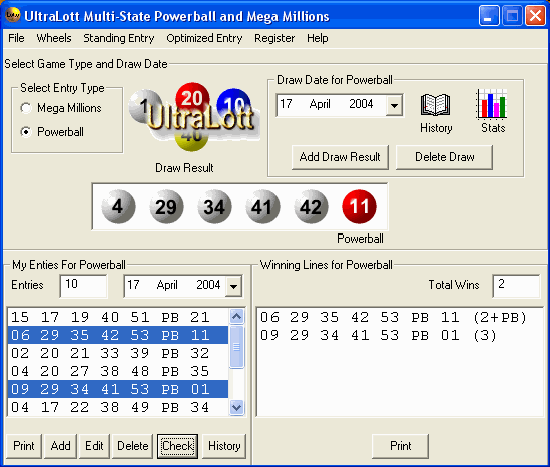 UltraLott Screenshot